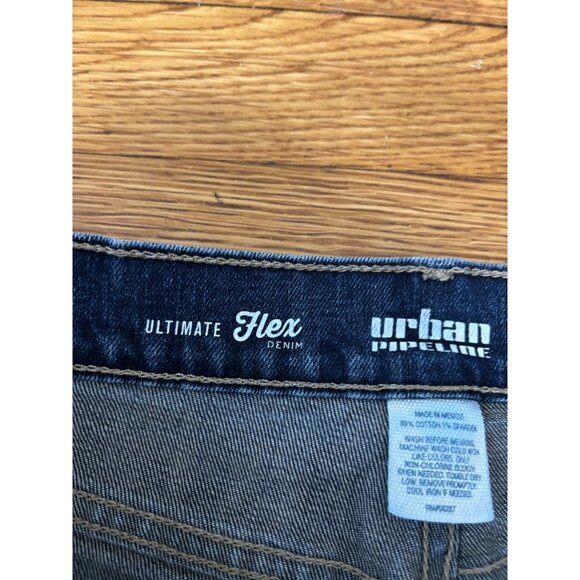 Urban Pipeline Mens Jeans Size 36x32 Blue Ultimate Flex Denim Straight Leg - Picture 4 of 7